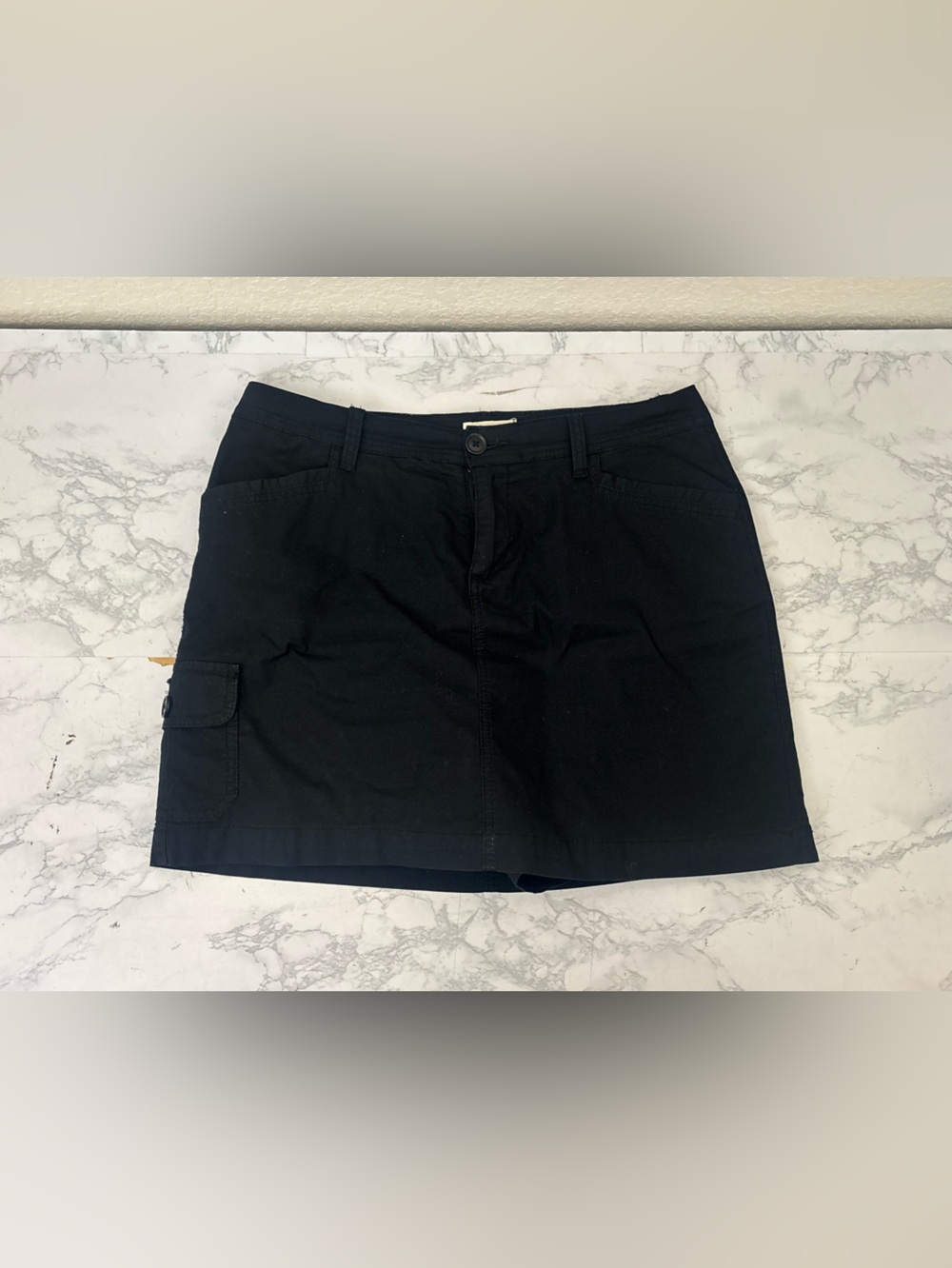 ST. JOHN'S BAY Navy Blue Skort Women's size 6 Stretch Lined Pockets
